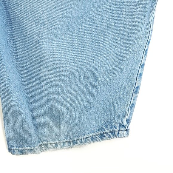 Levi's Jeans Men's 42x30 550 Relaxed Fit Blue Denim Faded Distressed - Picture 9 of 15